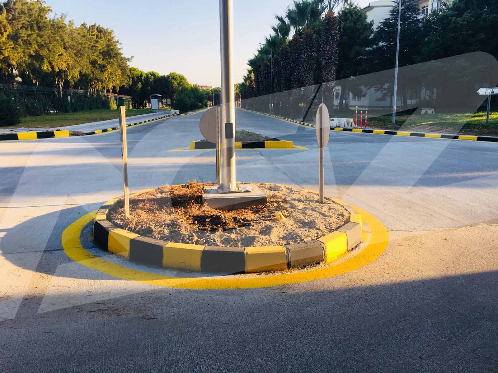 Bordür-Kolon-Duvar Boyama ve Tarama Uygulamaları